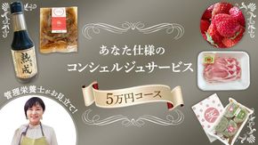 管理栄養士がお見立て！カラダが喜ぶ、とっておきのお礼のお品 あなた仕様のコンシェルジュサービス 【 5万円コース 】 オーダーメイド サービス [EY001ci]