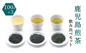 鹿児島煎茶 産地・合組 飲み比べセット 100g×3袋　K112-001