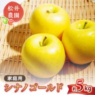 りんご 家庭用 シナノゴールド 5kg　信州りんご リンゴ 林檎 果物 くだもの フルーツ 信州 長野