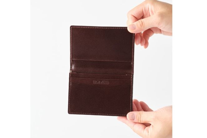 SOMES 名刺入れ （ブラウン）PT-89 [ソメスサドル 北海道 砂川市 12260812-a] ソメス カードケース 名刺ケース メンズ レディース 本革 革 革製品 somes saddle