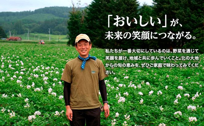 小笠原農園の有機野菜 4種詰合せ（とうや1kg・にんじん500g・玉ねぎ1kg・リーキ3kg）北海道 十勝 幕別《2026年秋出荷先行予約》【 野菜 芋 じゃがいも 人参 たまねぎ ネギ セット 野菜セット 】
