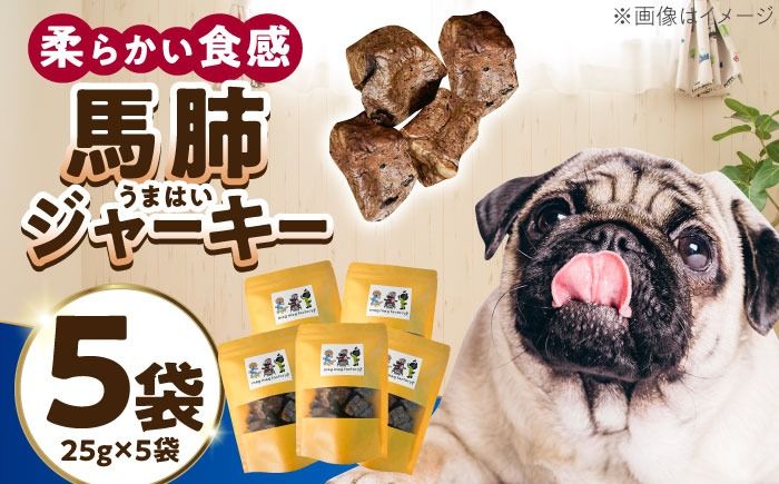 わんこのおやつ(犬)無添加手づくり 馬肺ジャーキー5袋 糸島市 / mogmog factory
