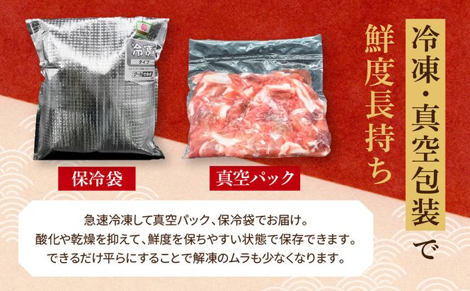 国産豚肉 切り落とし 300g×10p (3kg) 【 小分け ・ 真空パック 】 ( 茨城県共通返礼品・茨城県産 ) ブランド豚  ローズポーク 茨城 国産 切り落とし 豚 豚肉 冷凍