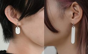 【Unomismo】琺瑯アクセサリー「ボールピアス」