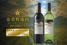 ワイン セット サッポログランポレール 安曇野池田ヴィンヤードワイン 赤白2種セット 750ml 計2本 [ナチュラルマルシェ ソヨソヨ 長野県 池田町 48110929] 酒 お酒 アルコール 赤 赤ワイン 白 白ワイン 国産 あるこーる ぶどう 特別 フルボディ 辛口 料理 セット