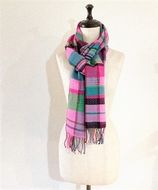 ito to iro 手染め・手織り仕上「ストール」メリノウール100%（P) ファッション小物 