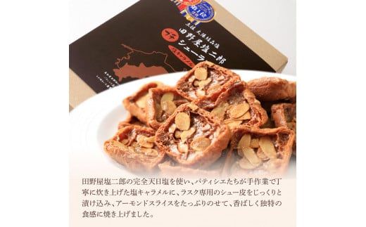 ★田野屋塩二郎完全天日塩★ シューラスク 18枚入り×3箱 田野屋塩二郎 天日塩 お菓子 洋菓子 焼き菓子 スイーツ シューラスク アーモンド 香ばしい 濃厚 お取り寄せ ギフト
