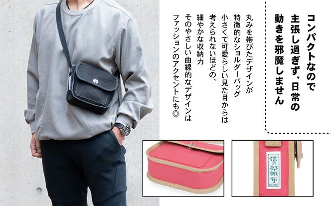 【一澤信三郎帆布】綿帆布製ショルダーバッグ S-14 ベージュ(ベージュ)｜京都 鞄 手づくり 人気ブランド おしゃれ [ 肩掛けかばん 一つひとつ手作り シンプル 丈夫で長持ち 人気 おすすめ ギフト プレゼント お取り寄せ 通販 送料無料 ふるさと納税 ] 261009_A-BQ031VC05