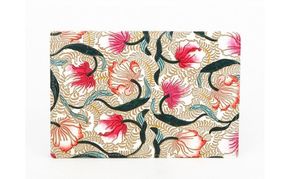 【文庫屋大関】パーソナルホルダー　ノースガーデン＜コーラル＞【皮革工芸品】 民芸品 雑貨 日用品 文房具 革小物 牛革 ファイル ケース 