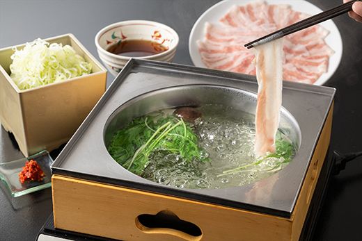 【バームクーヘン豚】つゆしゃぶちりりセット【２～３人前】【E017W】