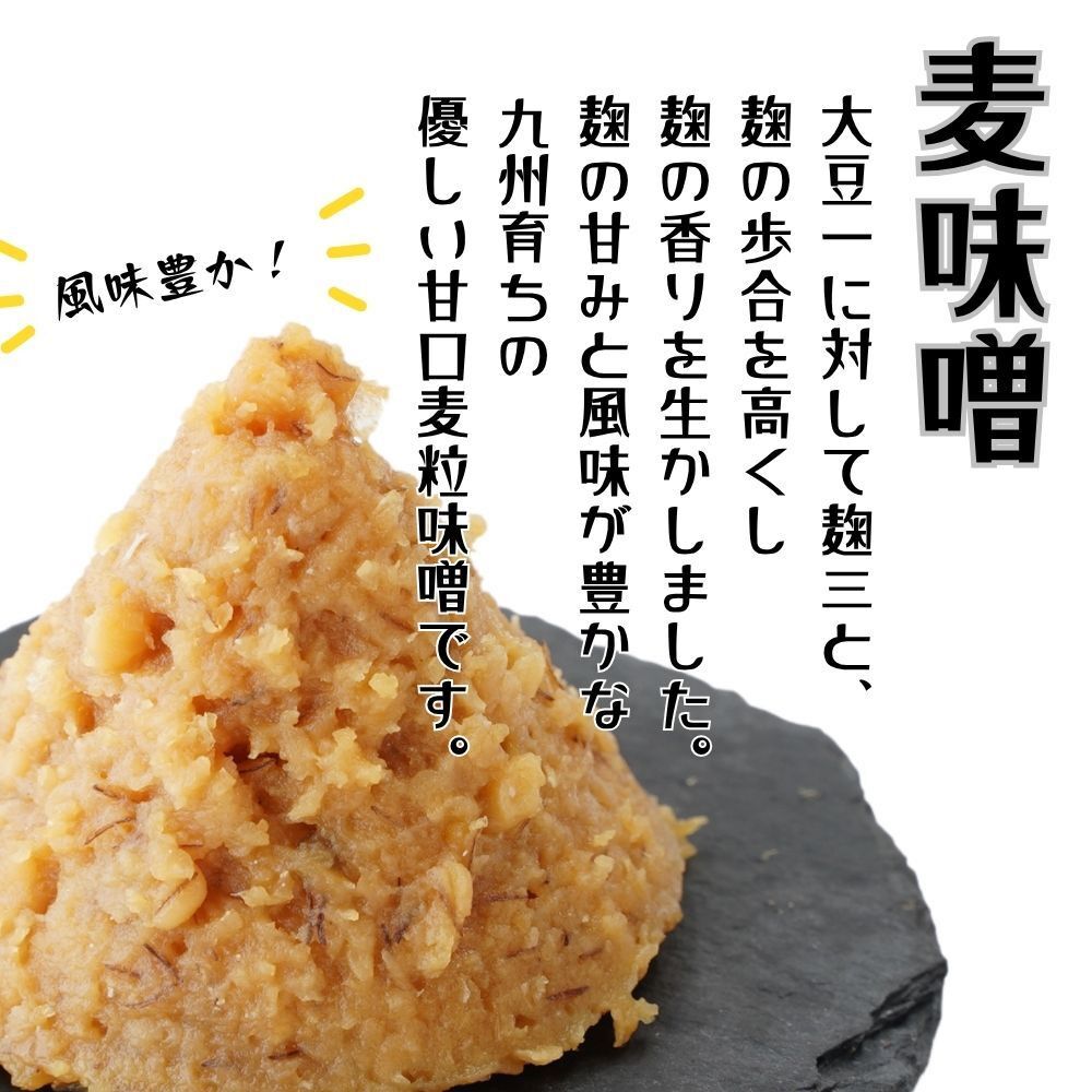 0C-14A 昭和の町麦味噌(2kg×2個)