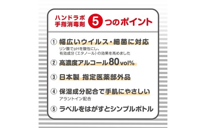 ハンドラボ手指消毒スプレーVH３００ｍｌ×５ dosh0002