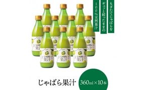 【プレミア和歌山】じゃばら果汁360ml×10本【njb211-y10】