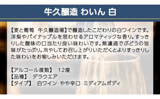 『 牛久醸造 わいん 』 赤白 セット 計 2本 飲み比べ 茨城県産 牛久醸造場 750ml 日本ワイン ワイン 赤ワイン 白ワイン ミディアムボディ お酒 贈り物 葡萄 ぶどう 和食 洋梨 パイナップル 酸味 [BJ041us]