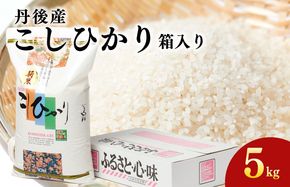 丹後産こしひかり5kg箱入り／令和6年産　AM00651