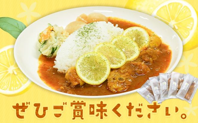 瀬戸内 レモンチキンカレー 250g×5パック キッチンラボ101《30日以内に出荷(土日祝除く)》岡山県 笠岡市 カレー チキンカレー レモン 檸檬---K-83---