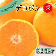 【先行予約】【秀品】デコポン 和歌山有田 約2.5kg