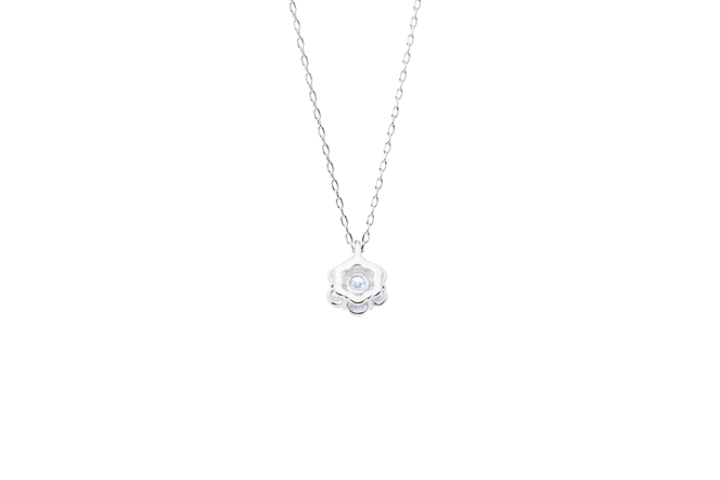 ダイヤモンド ネックレス フラワーL 0.6ct PT プラチナ ジュエリー ダイヤ 山梨 H-729 SWCI014-pt