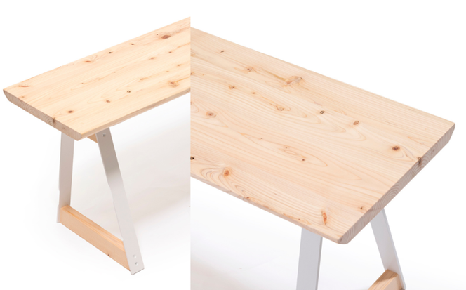 	ベンチ 無垢材 ひのき kinari Bench(キナリ ベンチ) 【幅120cm×奥行32cm】 脚の色が選べる 白 or 黒 M-mp-A62A【幅120cm×奥行32cm】