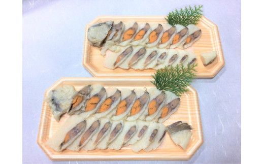 近江本にごろ　ふなずし100gスライス×2p 定期便（12か月連続お届け）【AD30W】（滋賀県　近江八幡市）