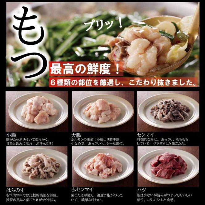 元祖もつ鍋 「楽天地」1,077万人が食べた！福岡店舗数NO1 もつ鍋の元祖 2～3人前 醤油味 大容量 牛モツ300g 食べログ1位 鍋セット モツ鍋 お肉 牛肉 極上mixモツ 肉鍋 冷凍配送