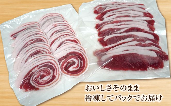淡路産 猪肉スライス ５００ｇ　　[ジビエ 猪 ぼたん鍋 小分け]