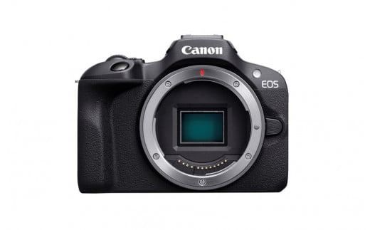 【Canon】 キヤノン ミラーレス カメラ EOS R100 ダブルズームキット 18-45mm / 55-210mm キャノン 一眼 家電_0034C