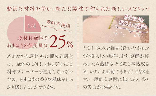 あまおう スピリッツ 720ml【eau-de-vie de fraise】 洋酒 お酒 リキュール アルコール 