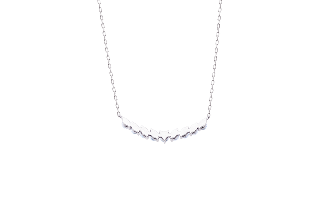 ダイヤモンド ネックレス アーチ 0.7ct PT プラチナ ジュエリー ダイヤ 山梨 H-2868 SWCI010-pt