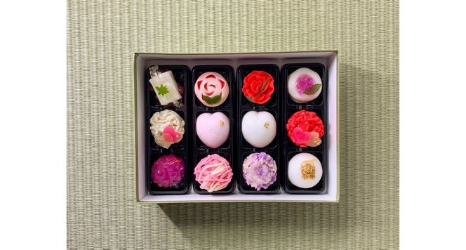 【先行予約】母の日 ギフト 上生菓子 12個セット 贈答用 箱入り 【2026年5月7日発送予定】 富士夢和菓子 スイーツ 和菓子 餡 練り切り 上生菓子 ギフト 贈答 プレゼント 山梨 富士吉田