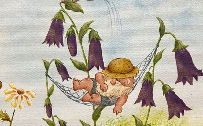 絵画「リトリト森の春夏秋冬」 糸島市 / 工房はーべすと[AYA082]