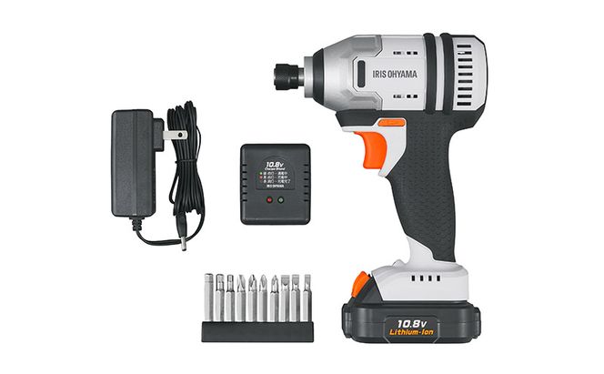 インパクトドライバー 充電式 アイリスオーヤマ DIY 工具 電動工具 小型 電動ドライバー ビットセット ドリル ドライバー コードレスドライバー スクリュードライバー 充電式インパクトドライバー JIDBL130 アイリス 家電 宮城 宮城県 大河原町