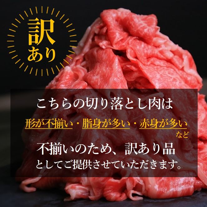 【最短7営業日発送】【数量限定】訳あり 黒田庄和牛《神戸ビーフ素牛》（小間切り落とし500g）250g×2パック 小分け（tokusan-35）