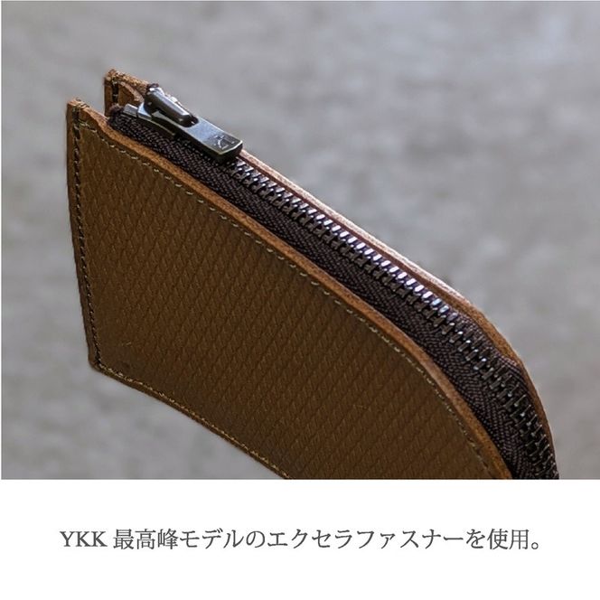 リッチブラウン】L字ウォレット カードサイズ《 財布 小さい財布 ミニ