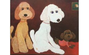 アーティストが描く愛しいペットのポートレート　F6号 142069_DK015