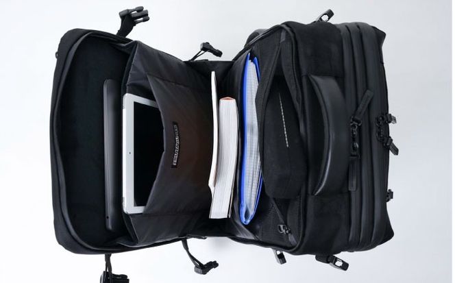 TSUNAGU BAG SQUARE Expandable 拡張リュック（TSB13） 糸島市 / SIMCLEAR シムクリア リュック[AKP004] バックパック リュック A4サイズ 鞄 かばん ビジネス バッグ 大容量