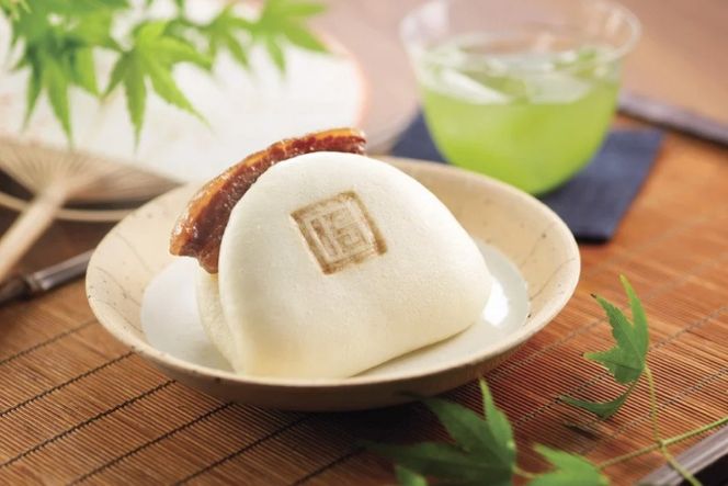 BJ006 岩崎本舗 【2回定期便】長崎角煮まんじゅう 8個入 (袋)  [長崎県 島原市]