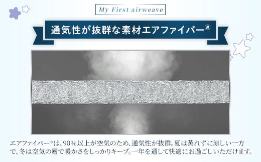 エアウィーヴ airweave for new mother セミダブル | 妊娠 出産 産前 産後 マタニティ 腰痛 防水 日本製 寝具 高反発 洗える エアファイバー マットレス 敷布団 エアウィーブ