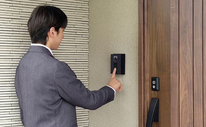 インターホン テレビドアホン TD-SM7070C-BB ブラック/ガンメタリック アイリスオーヤマ スマホ 対応 連動 自動録画 録画 カメラ付き 録画機能 防犯カメラ 監視カメラ 防犯 モーション検知 動体検知 雑貨 日用品 