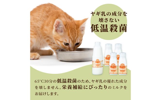 【R14077】ペット用ヤギミルク（冷凍） 900ml×1本、200ml×4本