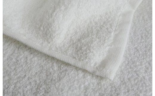 knt0027 泉州タオル「ホテルタイプ」白バス・フェイスタオルセット【泉州タオル 国産 吸水 普段使い 無地 シンプル 日用品 家族 ファミリー】