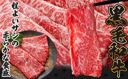 黒毛和牛すきしゃぶスライス750g_14-3301_(都城市) 黒毛和牛 ウデ モモ スライス すき焼き しゃぶしゃぶ 
