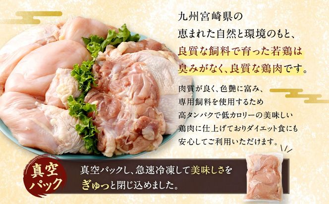 ＜【2025年6月発送】宮崎県産若鶏6kgセット＞【c430_hn_x3-jun】