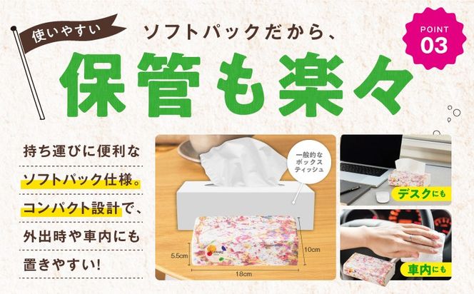 010B1754 ソフトパックティッシュ 60パック×400枚 200組【ピュアパルプ100％ 高評価 人気急上昇 まとめ買い 日用品 常備品 てぃっしゅ 備蓄 防災 ALOHAS】
