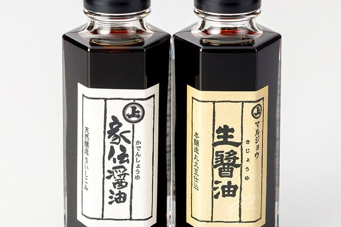 安藤醸造 家伝醤油・生醤油ミニセット|02_adj-390201