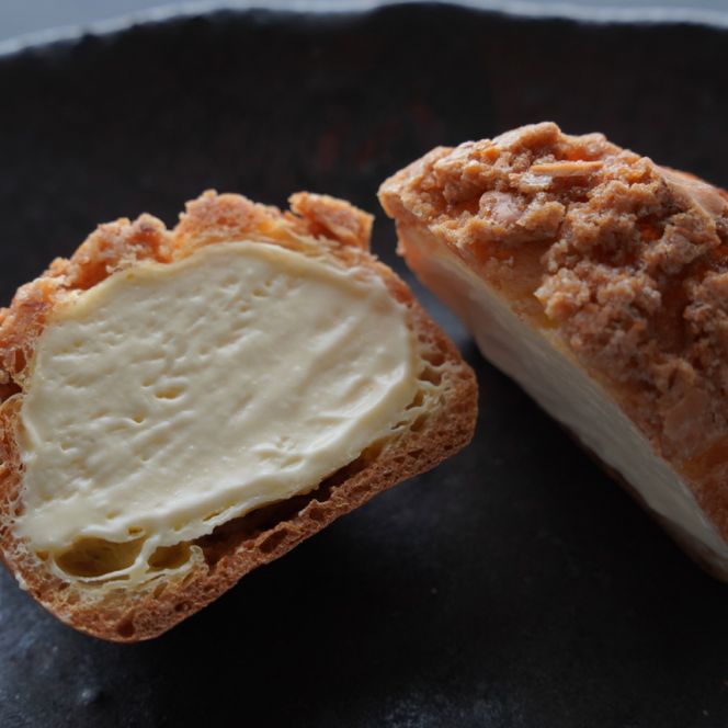 弁天堂 シュークリーム食べ比べセット 8個　　[スイーツ カスタード 冷凍 焼菓子 クッキーシュー]