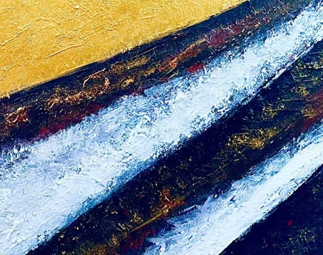 富士山溶岩パワーアート「黄金雲に浮かぶ開運赤富士」 絵画 アート インテリア  霊峰富士 溶岩絵画 額入り ナチュロック 山梨 富士吉田
