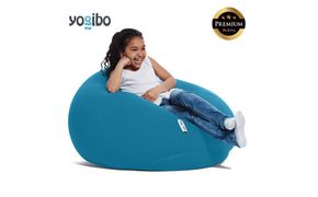 Yogibo Drop Premium（ヨギボー ドロップ プレミアム）＜アクアブルー＞-[G763-22]