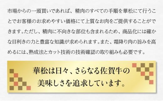 佐賀牛セット 年4回定期便コース(4人前) P-193