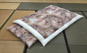 極上純綿もめん布団「掛敷ふとんセット」（赤色）掛け1枚、敷き1枚【CW04W1】